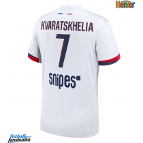 Paris Saint-Germain Khvicha Kvaratskhelia #7 Bortedrakt 2025-26 Kortermet